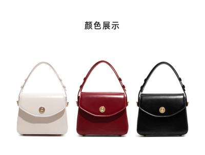 China High Quality New Fashion Elegance Luxury Women PU Leather Red Body Bag Crossbody Black Shoulder Clutch Handbags for sale