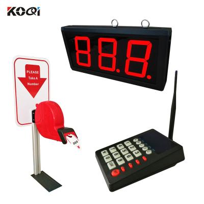 China Easy Installation Keyboard Screen With Wireless Ticket Dispenser Clinic Queue Management System 160*118*60mm for sale