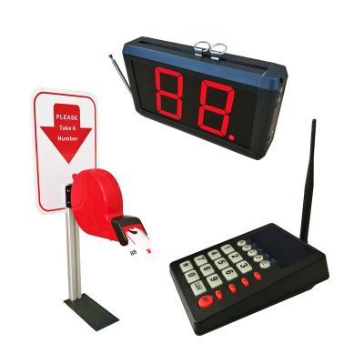 China Queue Management System With Ticket Dispenser Queue Number Display Queue Control Keypad Wireless 160*118*60mm for sale