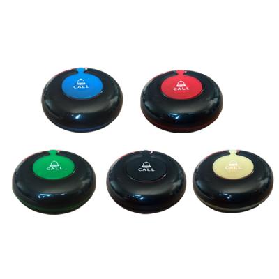 China Restaurant Waiter Guest Paging Button Calls Transmitter System 60*60*22mm for sale