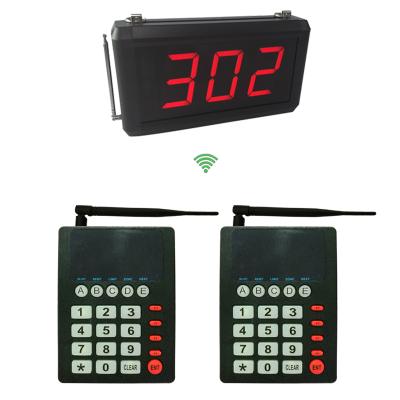 China K-302+K-999 Queue Calling System For Professional Fast Food Restaurant Service Single Queue Manage System 220*120*40mm for sale