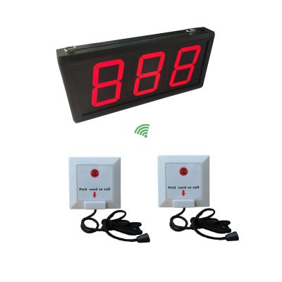 China Wireless Alarm Bell Hospital Toliet Push Call Button System 365*158*40mm for sale