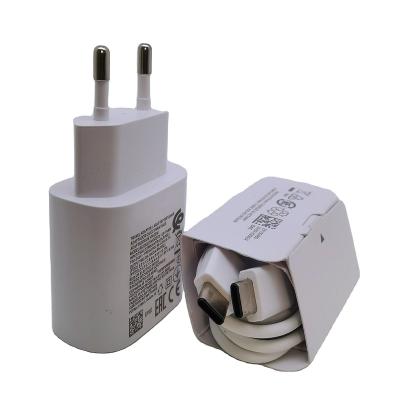 China Original OEM 25W Mobile Phone Charger For Samsung Fast Power Adapter Super Fast Charger For Samsung Note10 Android Phone For S21/S22 for sale