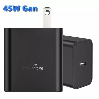 China New Product 45W Gan Charger Super Fast Charging PPS PDO USB-C Mobile Phone Wall Charger For Original iPhone 13 14 Samsung Laptop for sale