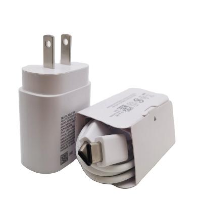 China 25w Mobile Phone Charger PE TA800 UK EU USA Type c Charger EU USA Plug For Samsung Note 10 Charger Cable Fast Charging Cable For Samsung for sale