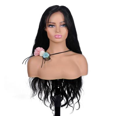 China 100% Virgin Human Hair Double Weft Unprocessed Natural Drawn Body Wave Curly Hair Full Lace Original Hair Wigs for sale