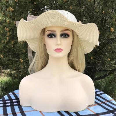 China Can Show Long Wig Free Ship PVC Professional Mannequin Head Bust For Wigs Show For Earrings Necklaces Hats for sale