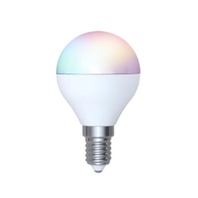 China Indoor High Quality Dimmable Colors 220V-240V Led Globe Light Bulb RGB Cct Wifi Foco E14 E27 G45 Bulb for sale