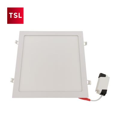 China WIFI BLE WW CW Energy Saving Dimmable Light Colors CCT 18W Square Led Recessed Light Panel Led Ceiling Light Panel for sale