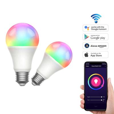 China WIFI BLE Voice Control RGBCW LE TDC 9W AC220-240V Indoor SMART BULB E27 Focos-Led-WiFi for sale