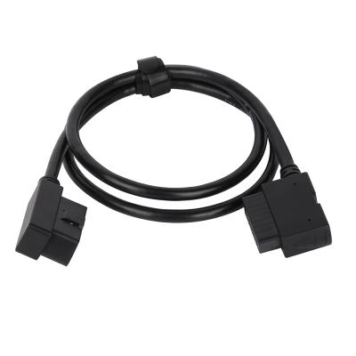 China 16 PIN OBD Custom Car J1962 16 Pin OBD 2 OBD2 OBD II OBDII Connector Male Female Extension Cable for sale