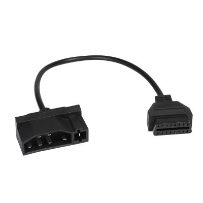 China Universal Cars OEM obd 2 obd ll obd II test 16 pin obd2 extension cable for sale