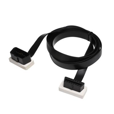 China Cars universal best selling 16pin male to 16pin female obd2 obd 2 ribbon cable for sale