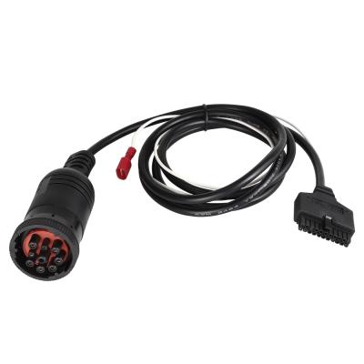 China Universal Cars Molex 3.0 22 Pin Male To J1939 9P 9 Pin Male J1939 Connector Cable For Transport Equipment By Telematics, Fleet Management Or Tru for sale