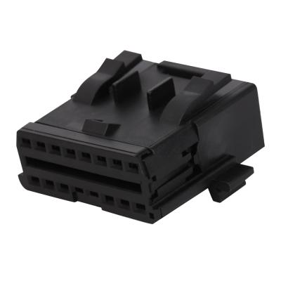 China OBDII 16P Volkswagen Automotive OBD-II Connector Female Connector For Use To Fit OBD2 InAutomobiles Connectors. for sale