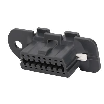 China Automotive OBDII 16P Volov Conncter OBD2 16Pin OBD Female Female Connector for use to fit OBD2 connectors in automobiles. for sale