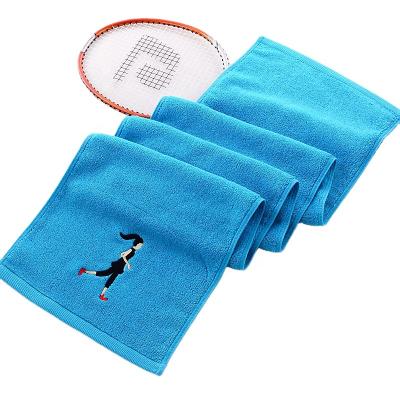 China 100% Customized Towel Safe LOGO Packing Cotton Sports Gym Fitness Towel Kids Sports Towel for sale