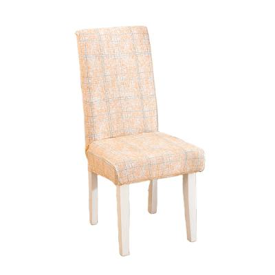 China Simple Printed Chair Cover Home Dining Chair Stretch Covers Elastic Elastic Spandex Fabric Universal Chair Cover for sale