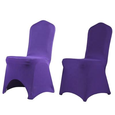 China Easy To Clean Wholesale Cheap Spandex Chair Cover For Banquet And Wedding for sale