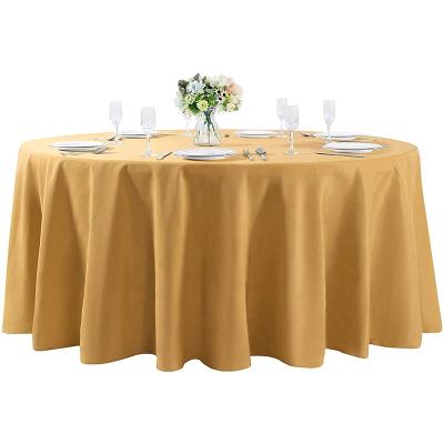 China Easy To Clean 190gsm Polyester Table Cloth For Wedding And Banquet Custom Table Cloth for sale