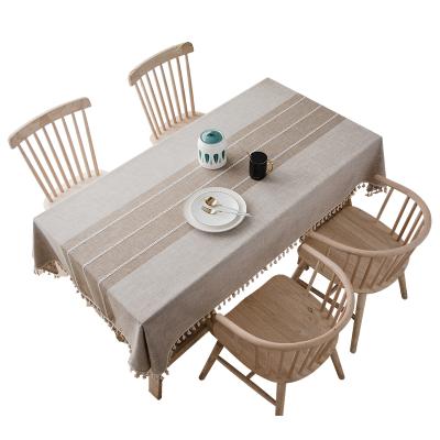 China High quality waterproof 100%polyester tablecloth printed waterproof washable table cloth table cover for sale