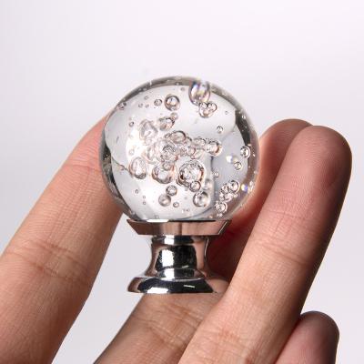 China Best Selling Modern Bedroom Decorative Custom Wholesale Multiple Classes Crystal Door Knobs Handles 40mm for sale