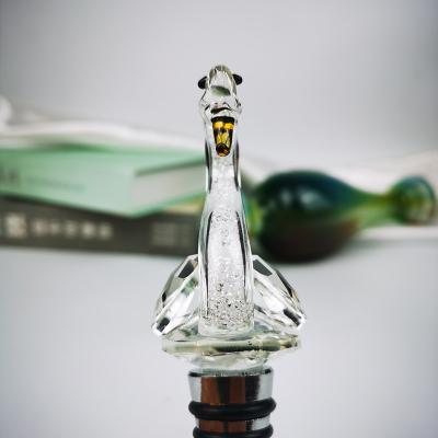 China Europe Wedding Gift Crystal Vacuum Seal Champagne Stopper Bar Tools Wine Stopper Home Wine Collection Red Wine Bottle Stopper for sale