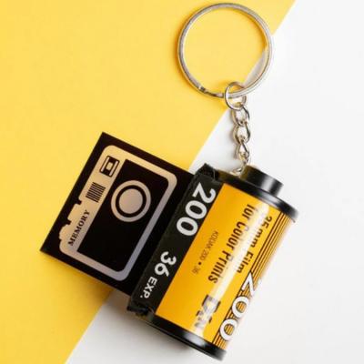 China Hot Sale Personalized Suvenir Gift Memory Movie Roll Camera Roll Key Chain Key Chain Souvenir for sale