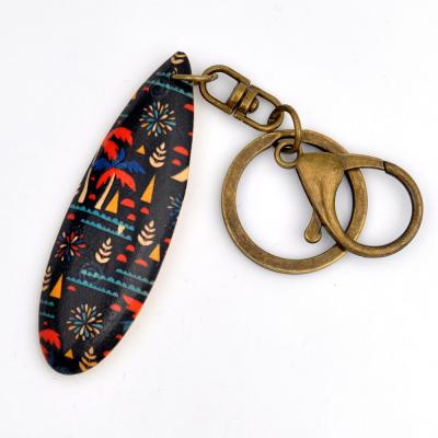 China Souvenir Gifts Promotion Personalized Engraved Wooden Key Chain Wooden Keyrings Printed Logo Wooden Keychains for sale