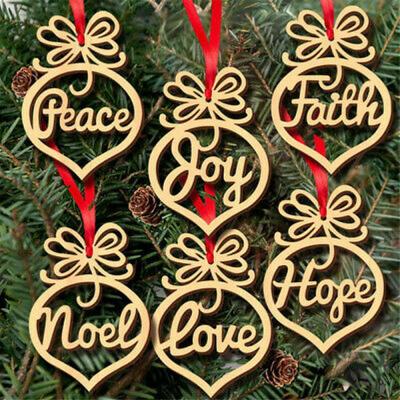 China Christmas Decro Promotion Personalized Wooden Custom Christmas Ornament With Names for sale