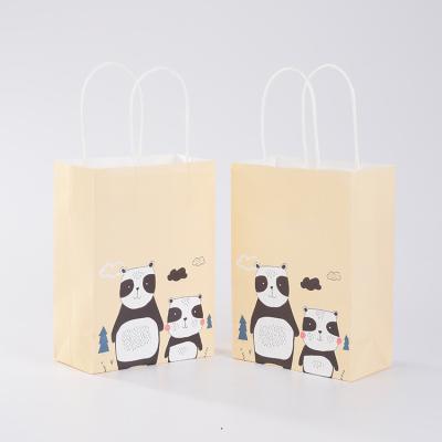 China Recyclable Custom Embossing Luxury Printed Craft Bags Open Paper Gift Packaging Bags for sale