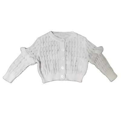 China Anti-wrinkle Autumn New O-neck Long Sleeve 1year Clothes Cardigan Babies Sweaters for sale