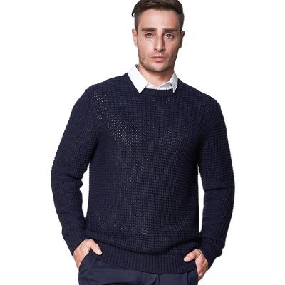 China Anti-wrinkle O-neck wool-acrylic long sleeve sweater for mens man luxury sweater 2020 for winter for sale