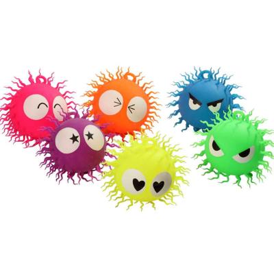 China 9 Inch Stress Reliever Toy Stress Relief Ball Stress Relief Toy Flashing Bounce Ball for sale