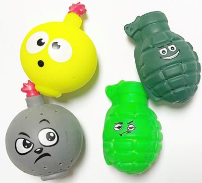 China Toy Fun Factory Wholesale Design Bomb Shape TPR Squishy Toy for Kids and Adults Sensory Toy for sale