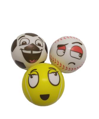 China Toy Fun Sports PU Stress Toy PU Foam Mini Sports Balls Stress Balls Gift Toy for sale