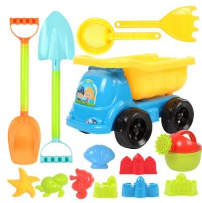 China Sand Play Set Beach Sand Play With Sprinkler Box Molds Bucket Hourglass Shovel Outdoor Tool Kit For Toddlers for sale