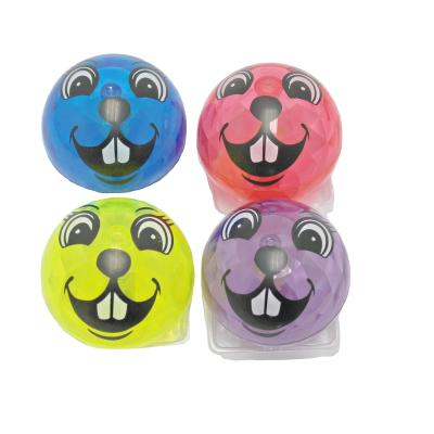 China Inflatable Toy Flashing light bpuncing ball factory directly sell TPU ball for kid kids toys for sale