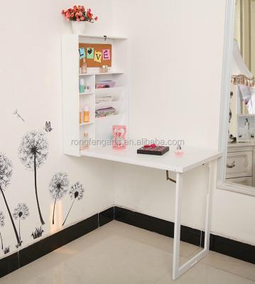 China Home decoration wooden book magazine shelf with study table decoration home furniture for sale