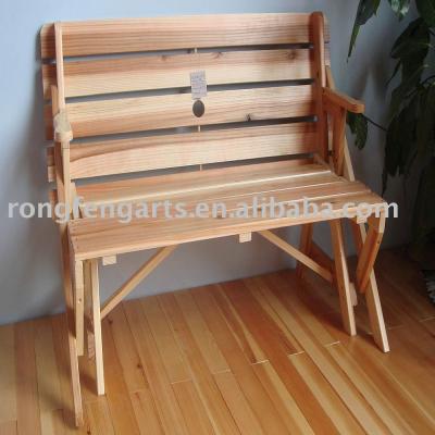 China Moon Chair Beach Folding Wooden Bench for sale