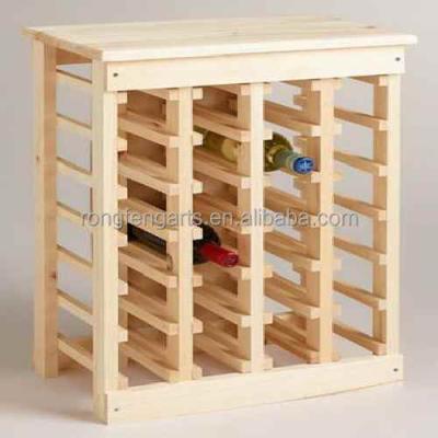 China Home Storage Solid Wood Wine Rack for sale