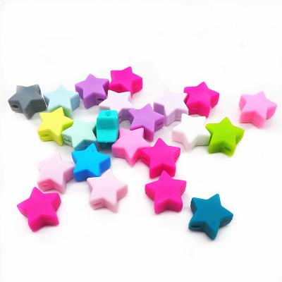 China High Quality Eco-friendly Food Grade Silicone Baby Teether Beads Crown Beads For Baby Teething for sale