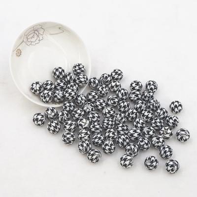 China New Eco-Friendly Trends Food Grade DIY Chew Charms Bracelet Round 12mm Bpa Free Silicone Beads for sale