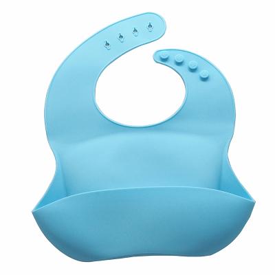 China BPA Free Silicone Baby Bib Waterproof Baby Bibs Waterproof Bibs Wholesale Feeding Supplies for sale