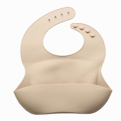 China BPA Free New Product Ideas Silicone Bib OEM Supply Teether Baby Bib Wholesale Customized Waterproof Silicone Baby Bib Set for sale