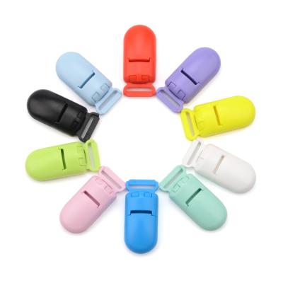 China 100% eco-friendly hottest selling easy to use colorful plastic pacifier clips holder for sale