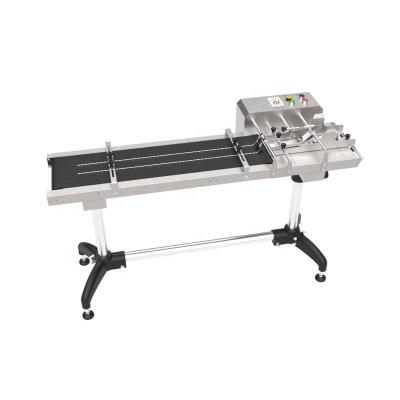 China Automatic Variable Speed ​​Food Paging Machine With Conveyor Belt For Inkjet Printer for sale