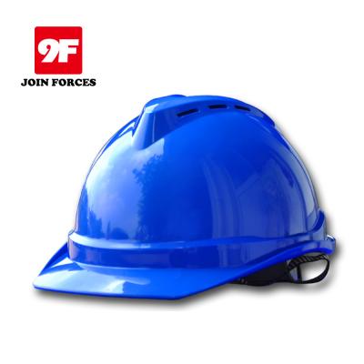 China Construction sites hot selling new product 9F construction engineering safety helmet masks for sale