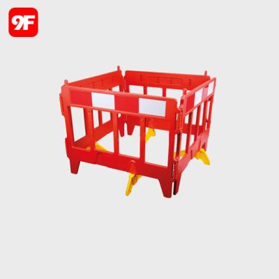 China Orange PE Safety Barricade Road Traffic Plastic Barricade for sale