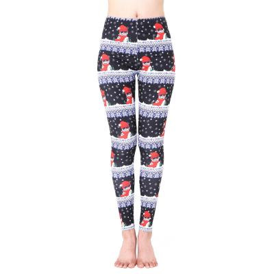 China High Quality Breathable Leggings Christmas Festival Women Gym Equipment Wear Yogapants for sale